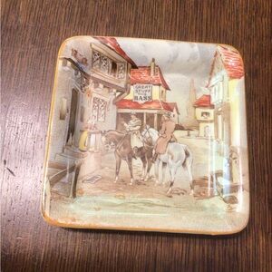 Village Scene Decorative Plate
